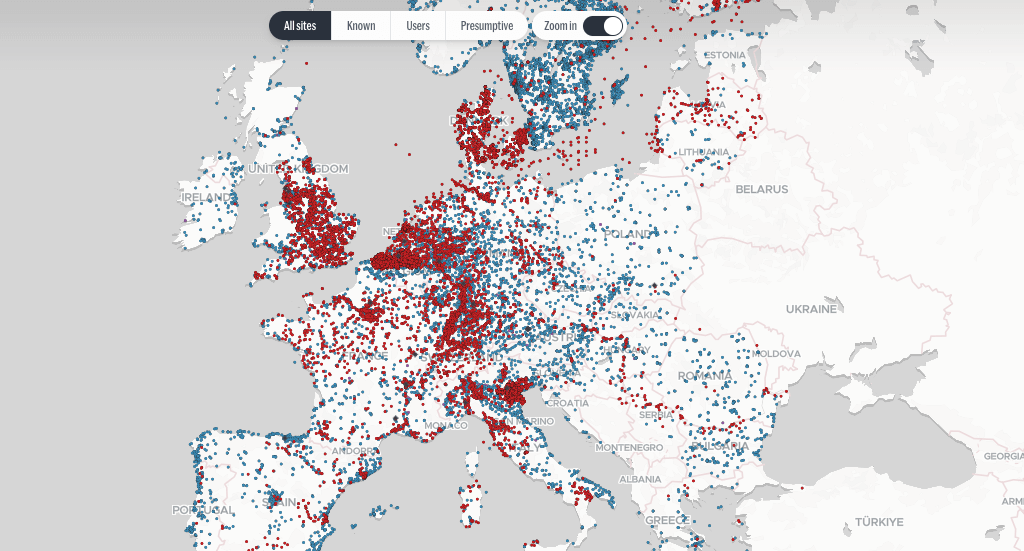 PFAS map