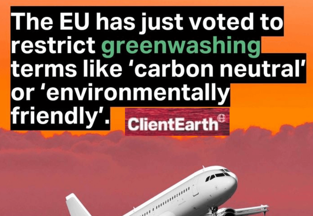 greenwashing